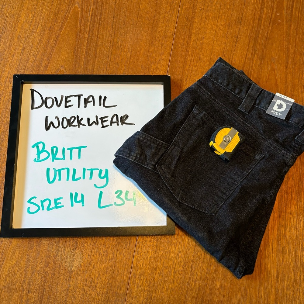 Dovetail Workwear Britt Utility Pant Size 14 LONG